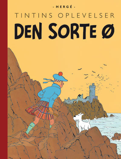 D1 Tintin: Den sorte ø - retroudgave