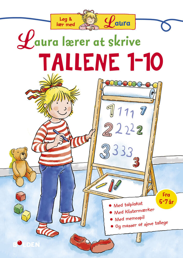 D1 Laura lærer at skrive tallene 1 - 10
