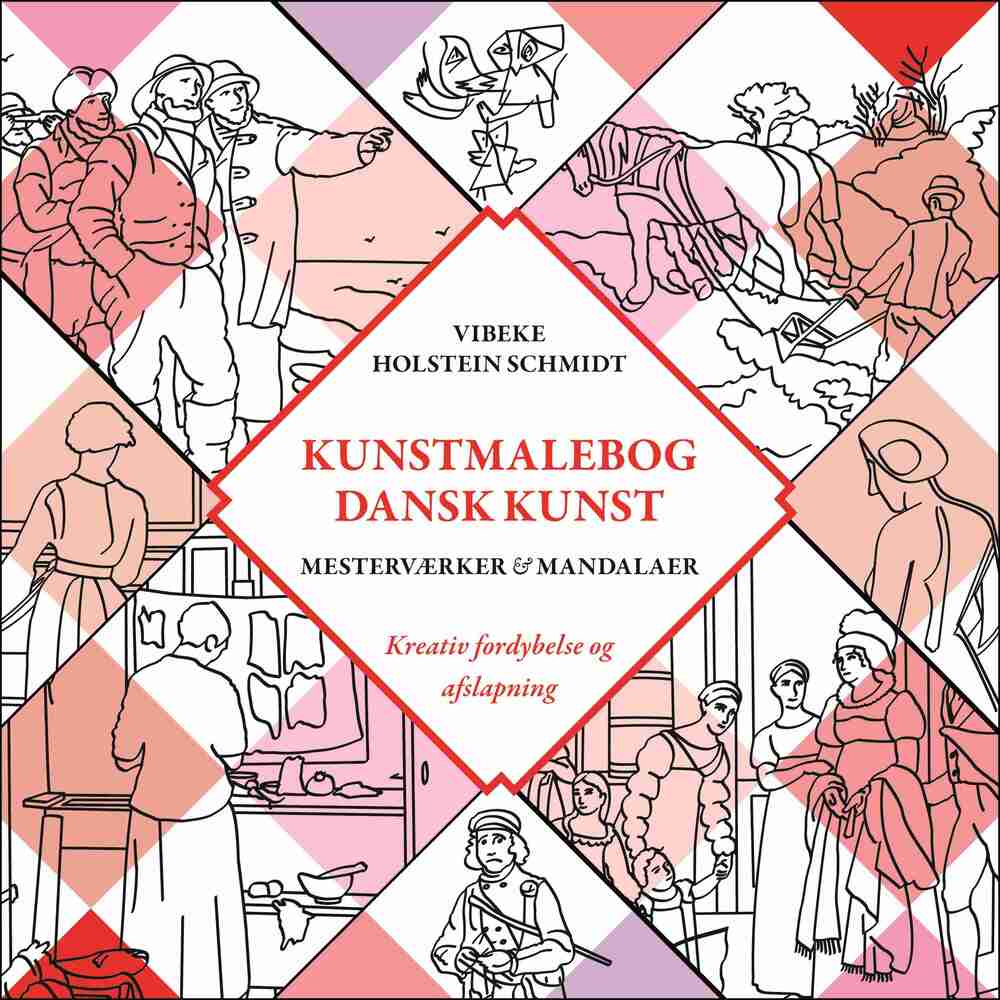 D1 Kunstmalebog dansk kunst