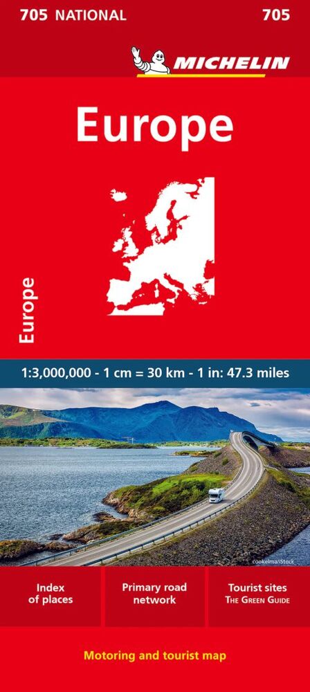 D1 Europe - Michelin National Map 705