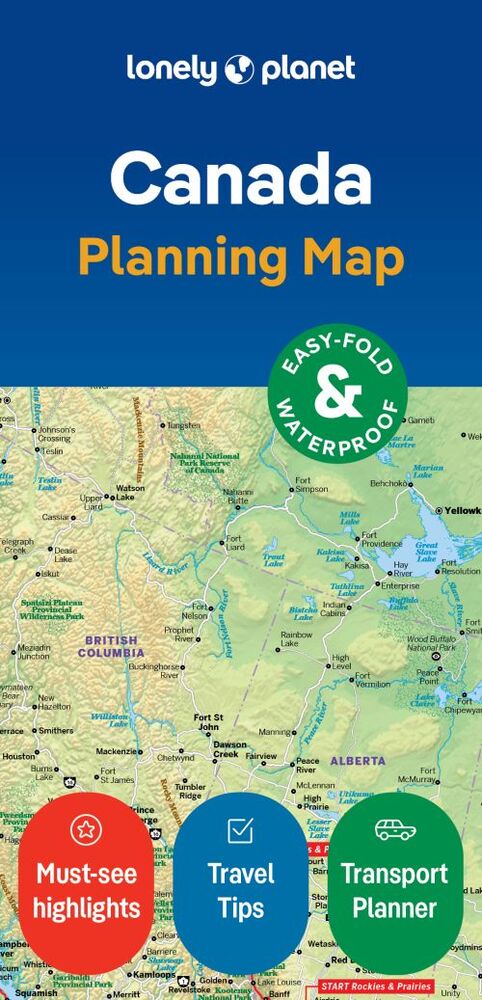 D1 Lonely Planet Canada Planning Map