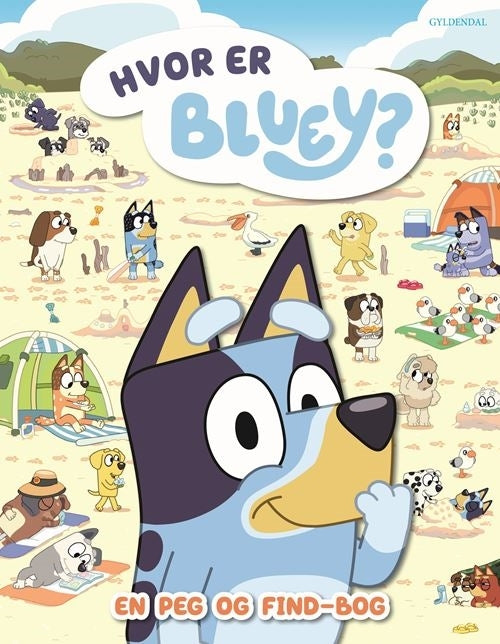 D1 Bluey - Hvor er Bluey? En peg og find-bog