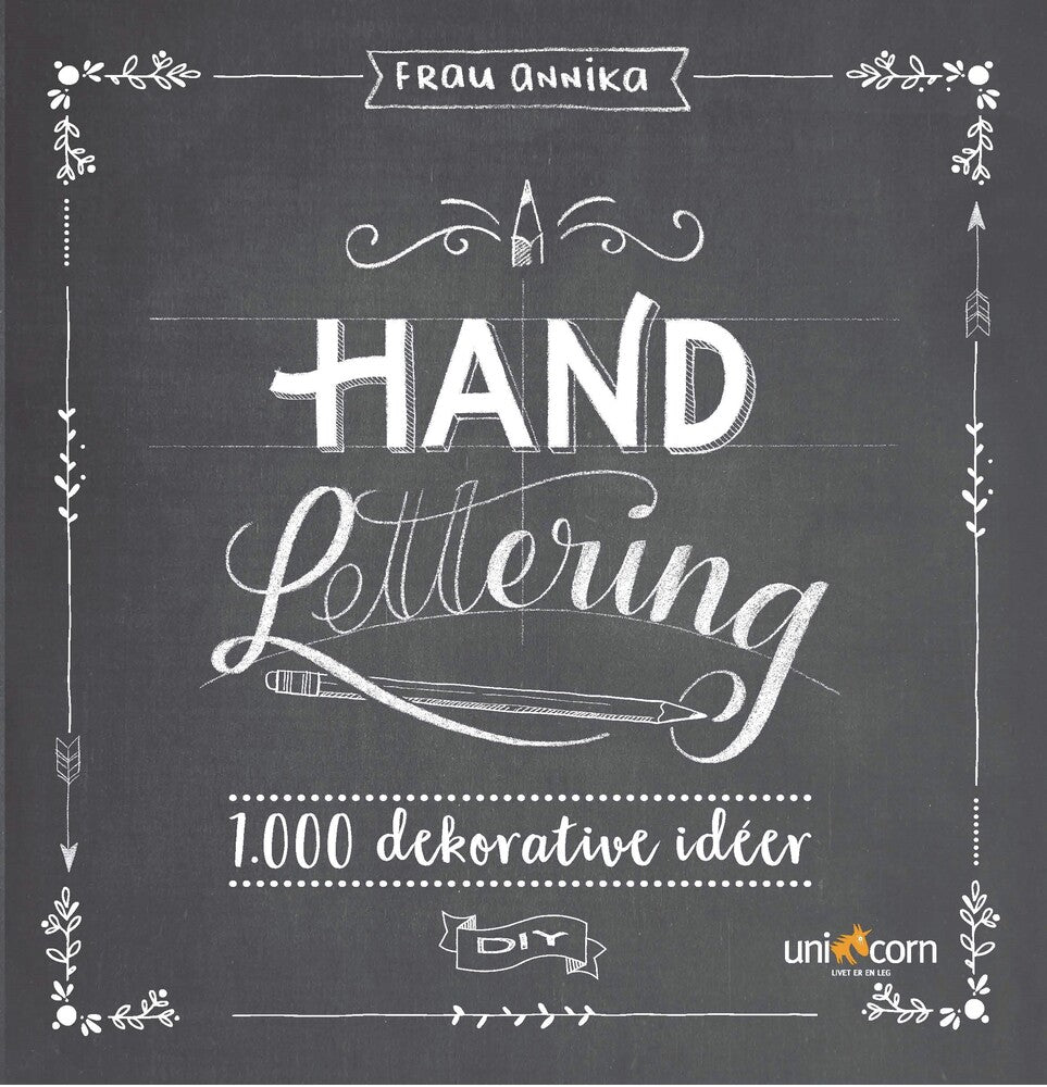 D2 Hand Lettering Grundbog 1.000 dekorative idéer