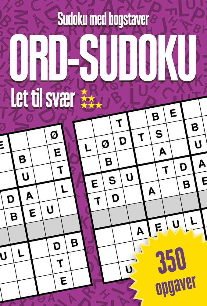 D2 Ord-sudoku : Sudoku med bogstaver
