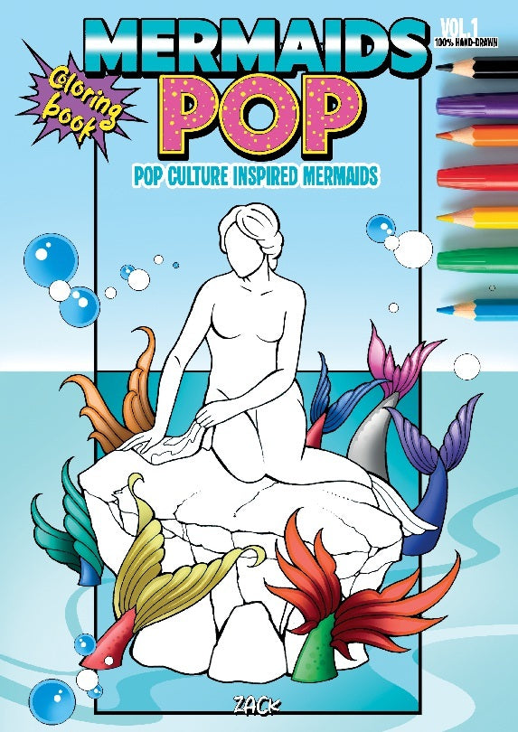 Mermaids Coloring Book