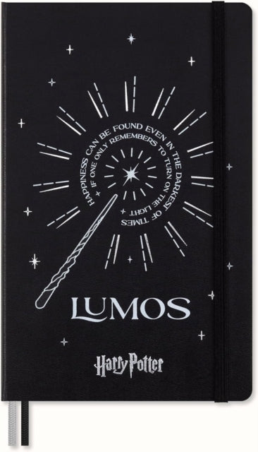 Moleskine Ltd. Ed. Harry Potter Large Ruled Notebook Lumos