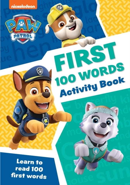 Paw Patrol First 100 Words Activity Book Get Set For School!