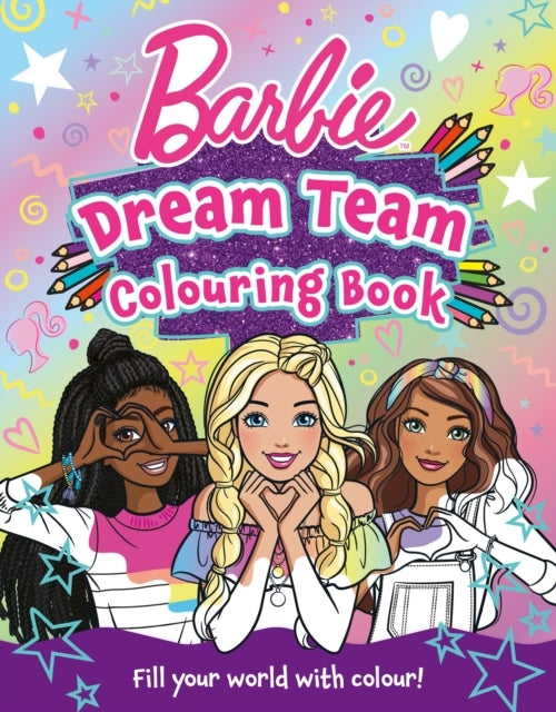 D1 Barbie Dream Team Colouring Book