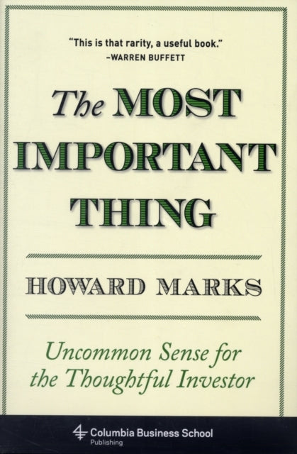 The Most Important Thing