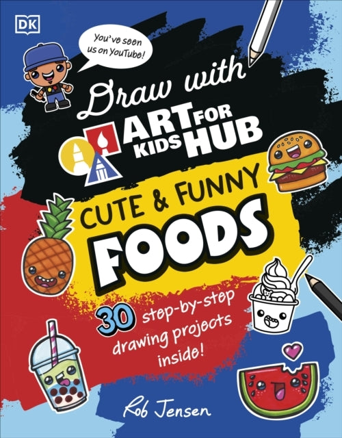 Draw With Art for Kids Hub Cute and Funny Foods