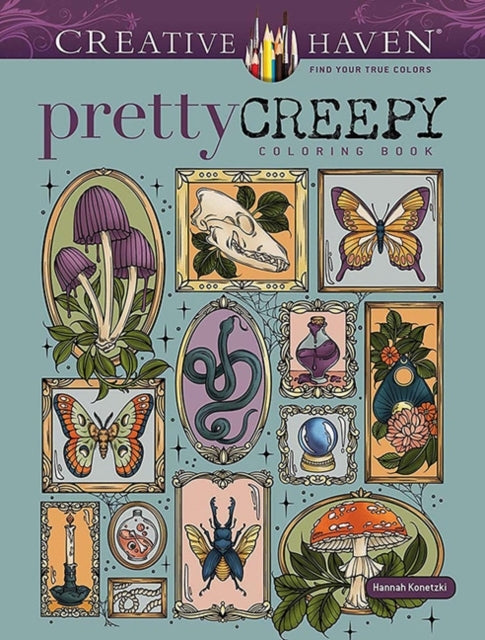 Creative Haven Pretty Creepy Coloring Book