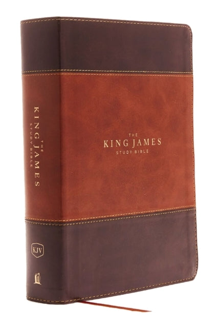 Kjv, the King James Study Bible, Leathersoft, Brown, Red Let