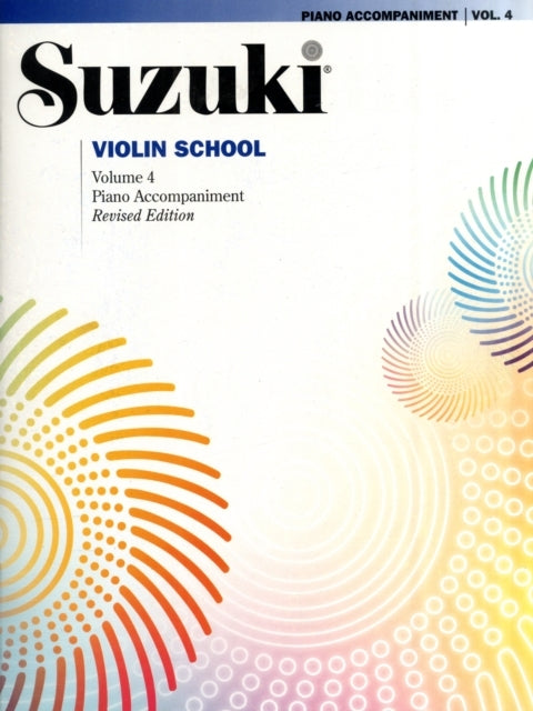 Suzuki Violin School 4 - Piano Acc. Revised