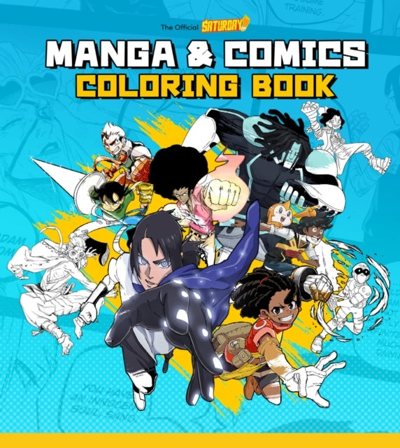 Saturday Am Manga And Comics Coloring Book