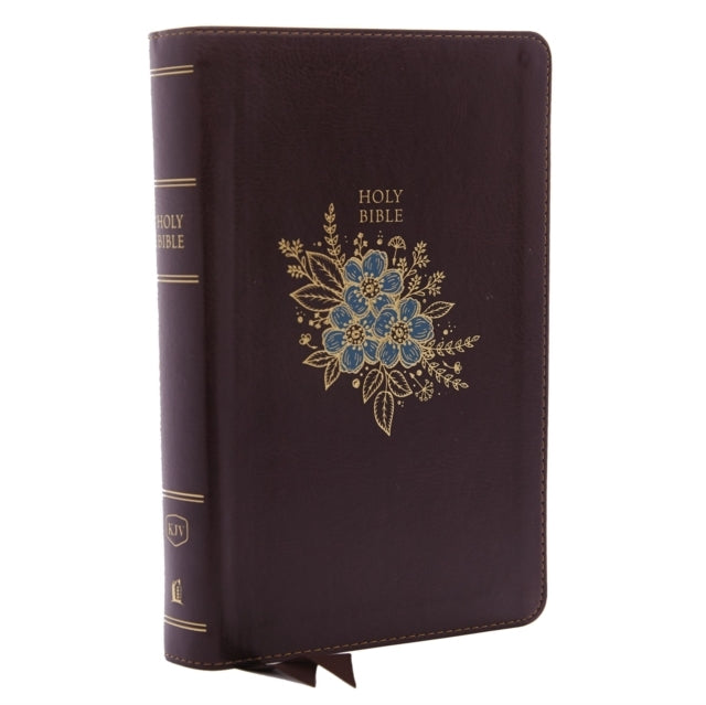 KJV Holy Bible, Personal Size Giant Print Reference Bible, Deluxe Burgundy Leathersoft
