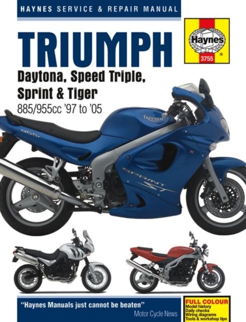 Triumph Daytona Speed Triple Sprint & Tiger 885/955cc (97