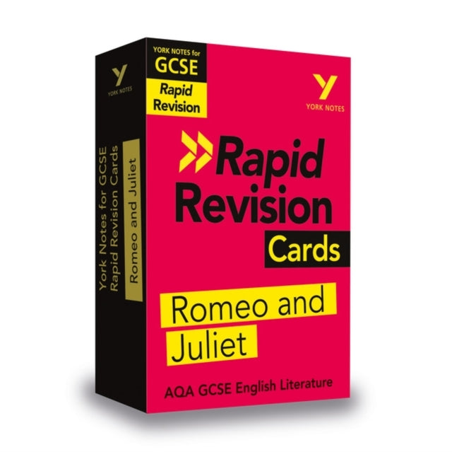 York Notes For Aqa Gcse 9-1 Rapid Revision Cards: Romeo and