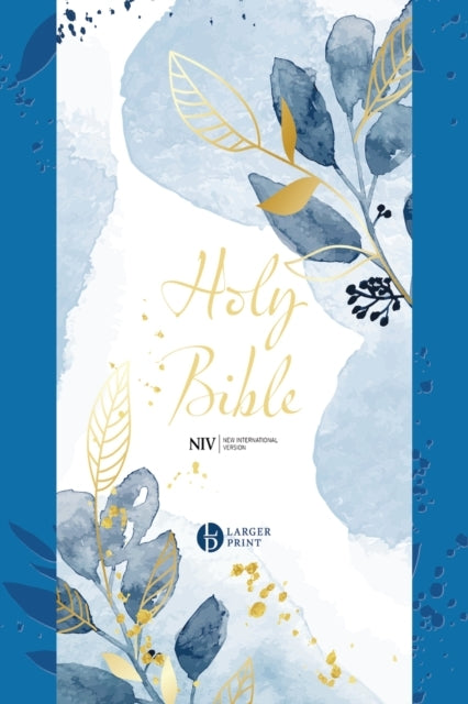Niv Larger Print Blue Soft-tone Bible With Zip