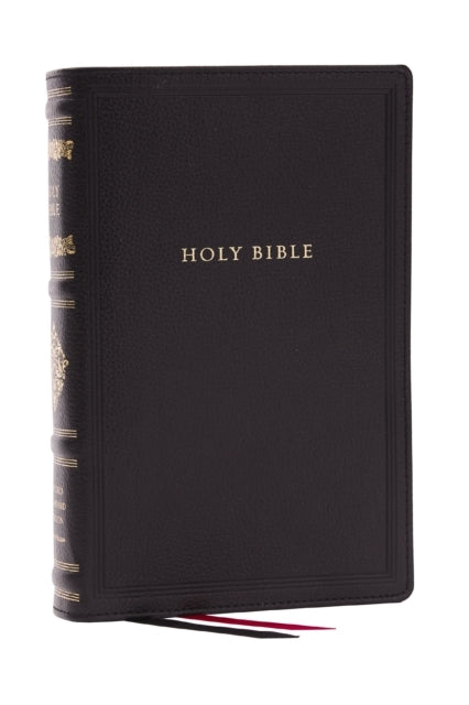 Rsv Personal Size Bible With Cross References, Black Leather