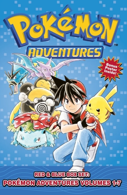 Pokemon Adventures Red & Blue Box Set Set Includes Vols. 1-7