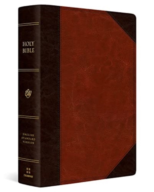 ESV Super Giant Print Bible (TruTone, Brown/Cordovan, Portfolio Design)