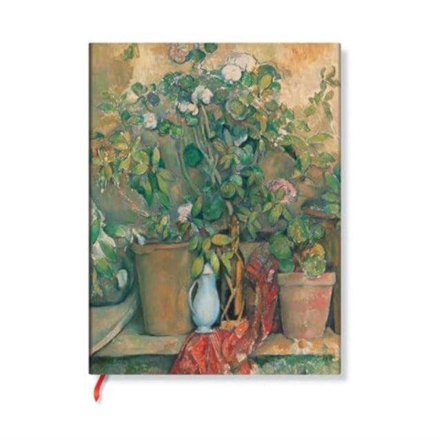 Cezanne’S Terracotta Pots And Flowers Ultra Lined Hardback J