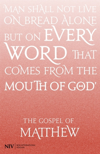 Niv Gospel of Matthew