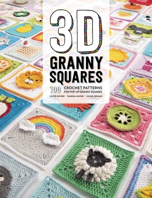 D1 3d Granny Squares Crochet Patterns for Pop-up Granny Squ