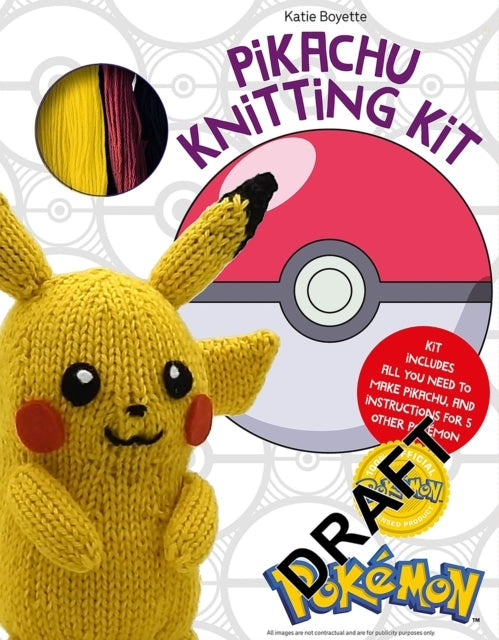 Pokemon Knitting Pikachu Kit Kit Includes All You Need To Ma