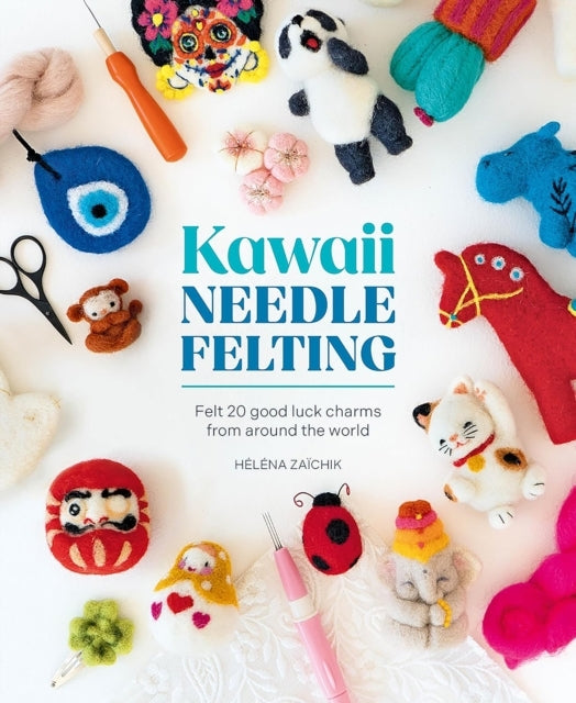 Kawaii Needle Felting Felt 20 Good Luck Charms From Around T