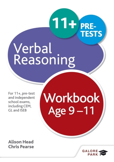 Verbal Reasoning Workbook Age 9-11 For 11+, Pre-Test and Ind