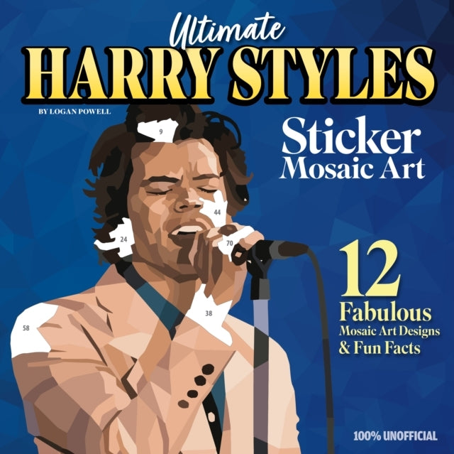 ULTIMATE HARRY STYLES STICKER MOSAIC ART BOOK 12 AMAZING MOS