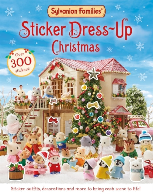 Sylvanian Families Sticker Dress-up Christmas Bookan Offici