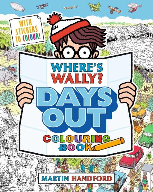 Where's Wally? Days Out Colouring Book