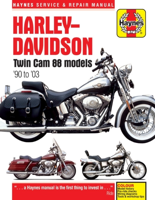 Harley-davidson Twin Cam 88 96 & 103 Models 99 - 10 Haynes