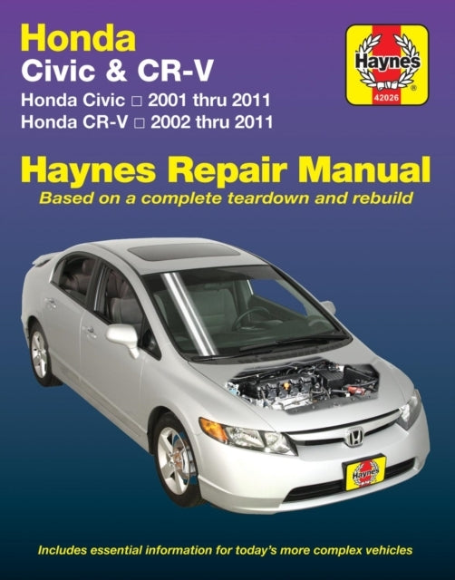 Honda Civic (01-11) and CR-V (02-11) Haynes Repair Manual