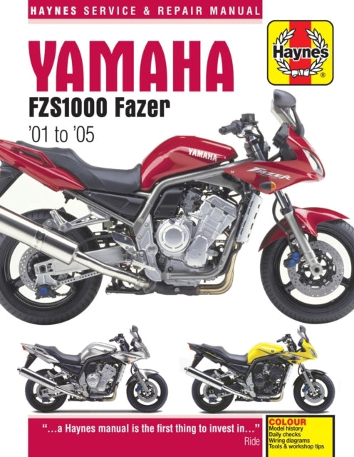 Yamaha Fzs1000 Fazer (01 - 05) Haynes Repair Manual