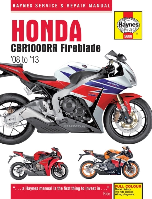 Honda CBR1000RR Fireblade '08 To '13