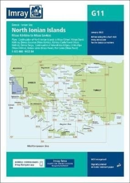 Imray Chart G11North Ionian Islands