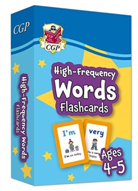 High-Frequency Words Flashcards For Ages 4-5 (Reception)