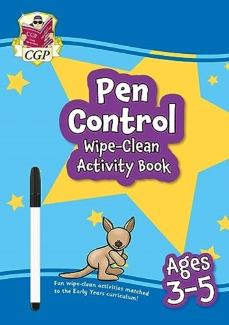 New Pen Control Wipe-Clean Activity Book For Ages 3-5 (With