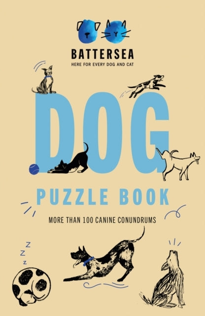 Battersea Dogs And Cats Home - Dog Puzzle Bookincludes Cross