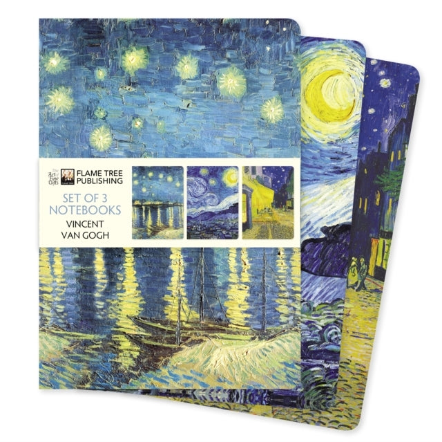 Vincent Van Gogh Set Of 3 Standard Notebooks