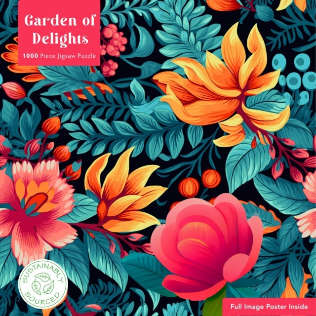 Adult Sustainable Jigsaw Puzzle Garden Of Delights1000-Piece