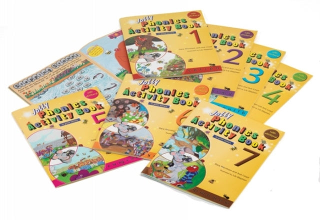 Jolly Phonics Activity Books 1-7In Print Letters (American E