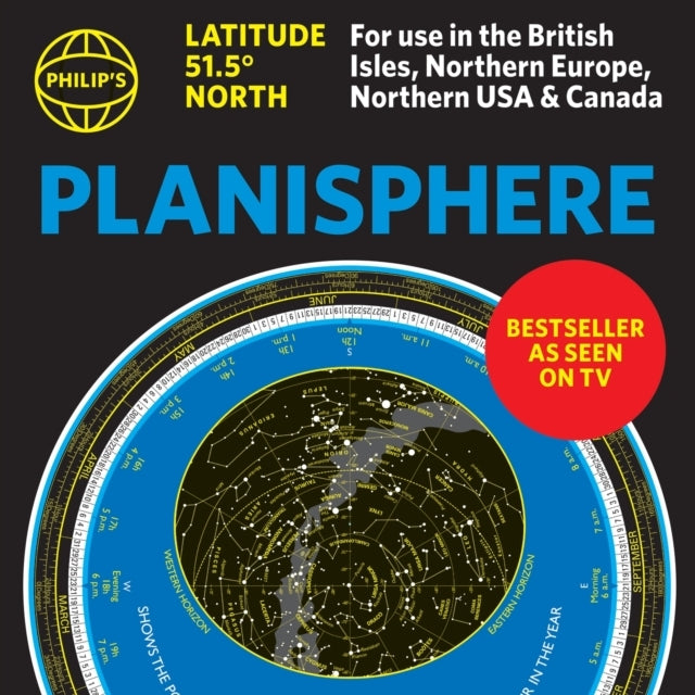Philip'S Planisphere Latitude 51.5 Northfor Use In Britain A