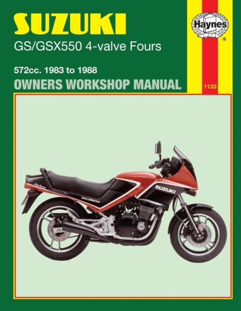 Suzuki GS/GSX 550 4-valve Fours Owners Workshop Manual