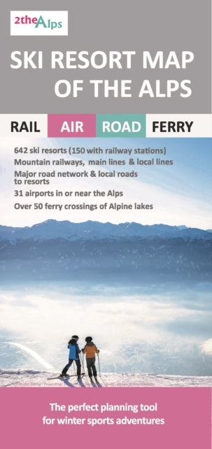 Ski Resort Map of The Alps