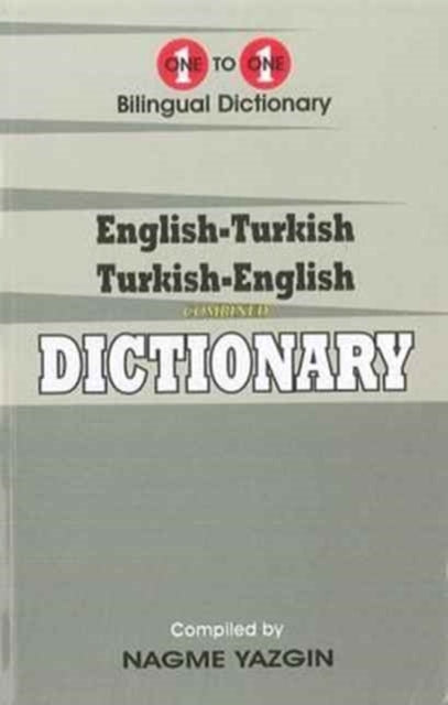 English-Turkish & Turkish-English One-To-One Dictionary (Exa