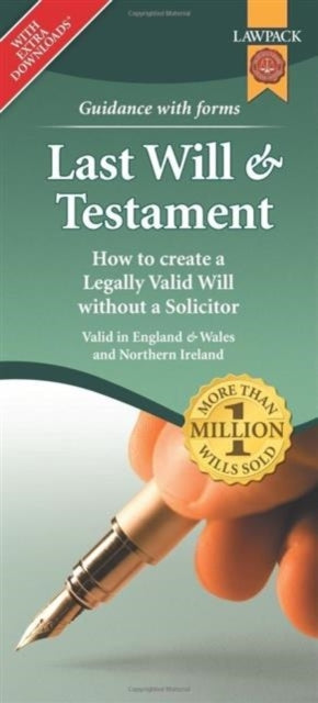 Last Will & Testament Form Packhow To Create A Legally Valid